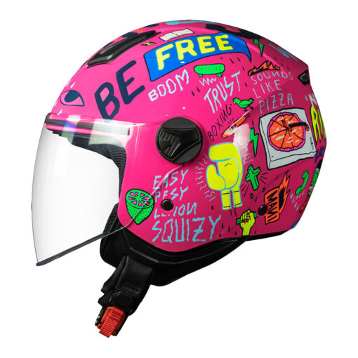 CAPACETE NORISK ORION FREE ROSA - Image 6