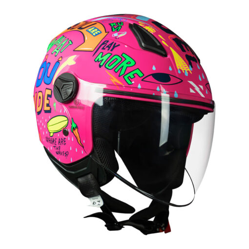CAPACETE NORISK ORION FREE ROSA - Image 3