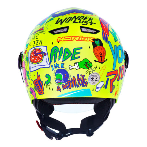 CAPACETE NORISK ORION FREE AMARELO - Image 6
