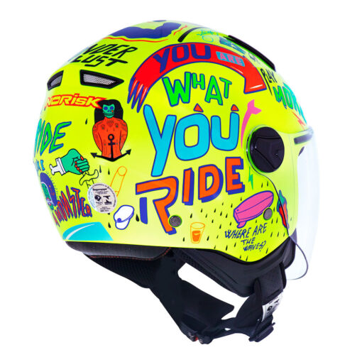 CAPACETE NORISK ORION FREE AMARELO - Image 3