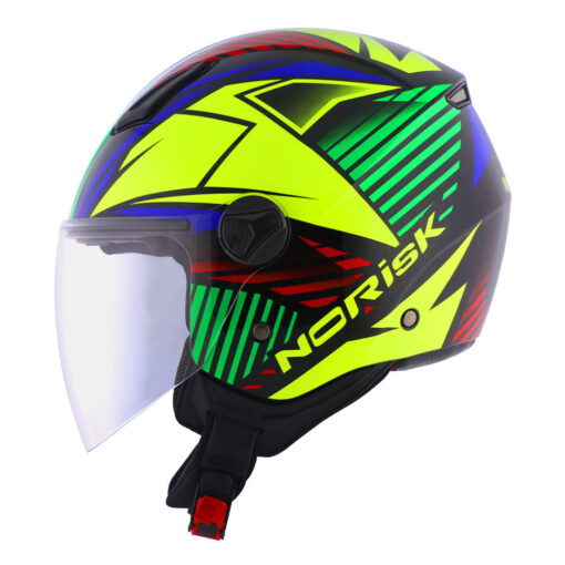 CAPACETE NORISK ORION MOSAIC AMARELO - Image 3