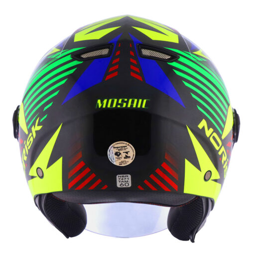 CAPACETE NORISK ORION MOSAIC AMARELO - Image 4