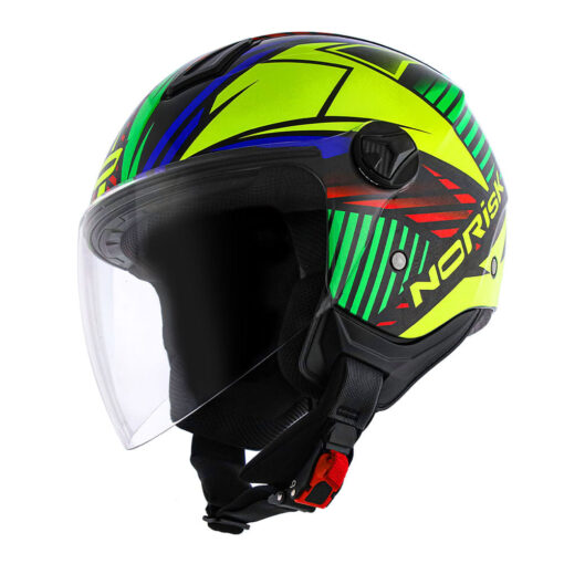 CAPACETE NORISK ORION MOSAIC AMARELO - Image 6