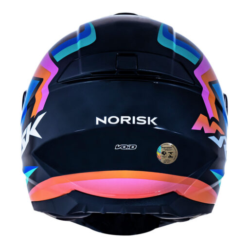 CAPACETE NORISK RAZOR VOID PRETO/LARANJA - Image 6