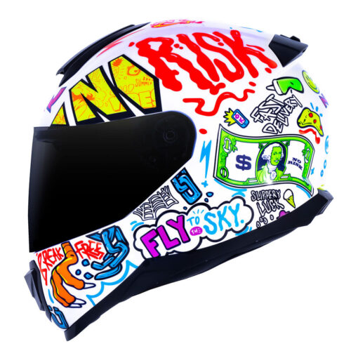 CAPACETE NORISK RAZOR VIBES BRANCO - Image 7
