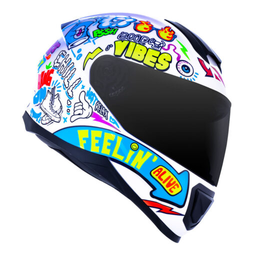 CAPACETE NORISK RAZOR VIBES BRANCO - Image 3