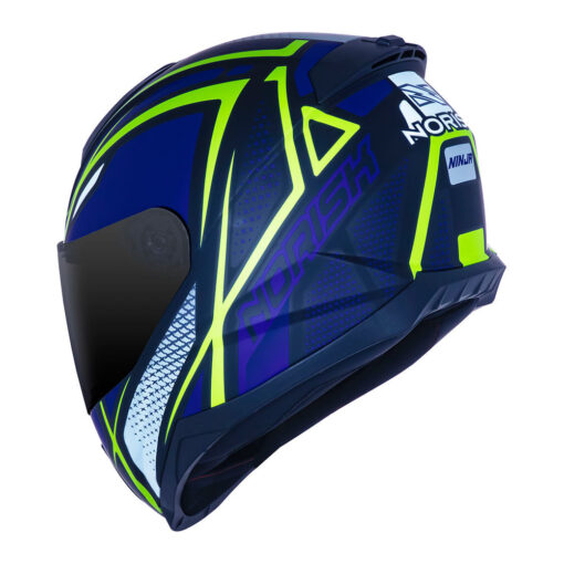 CAPACETE NORISK RAZOR NINJA AZUL - Image 7