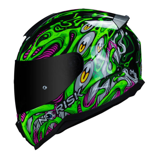 CAPACETE NORISK RAZOR PARASITE VERDE - Image 3