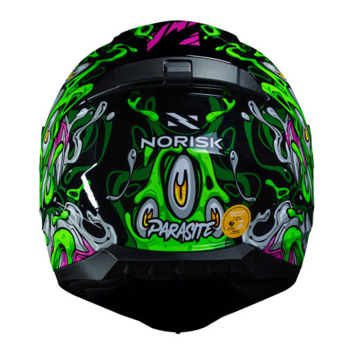 CAPACETE NORISK RAZOR PARASITE VERDE - Image 4