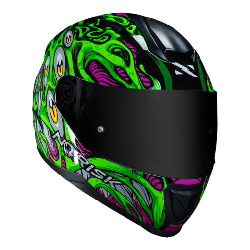 CAPACETE NORISK RAZOR PARASITE VERDE - Image 2