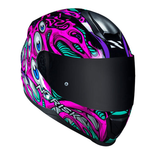 CAPACETE NORISK RAZOR PARASITE ROSA - Image 5