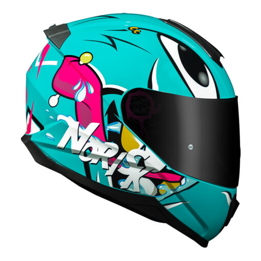 CAPACETE NORISK RAZOR MAD AZUL