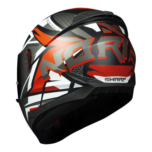 CAPACETE NORISK RAZOR SHARP VERMELHO - Image 3