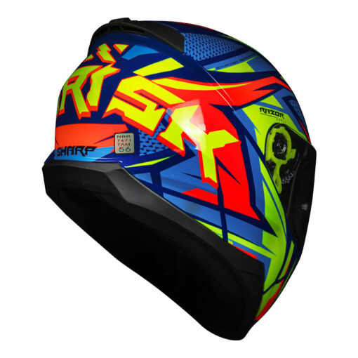CAPACETE NORISK RAZOR SHARP AZUL - Image 8
