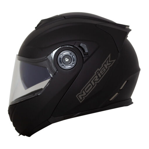 CAPACETE NORISK ROUTE FF345 MONOCOLOR PRETO FOSCO - Image 2