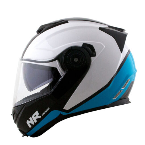 CAPACETE NORISK ROUTE FF345 CHANCE BRANCO/AZUL - Image 6