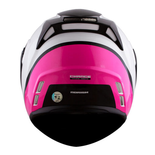 CAPACETE NORISK ROUTE FF345 CHANCE BRANCO/ROSA - Image 4