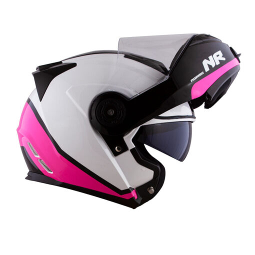 CAPACETE NORISK ROUTE FF345 CHANCE BRANCO/ROSA - Image 5