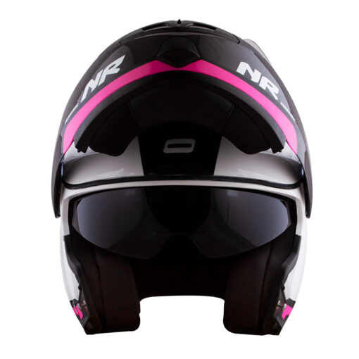 CAPACETE NORISK ROUTE FF345 CHANCE BRANCO/ROSA - Image 2