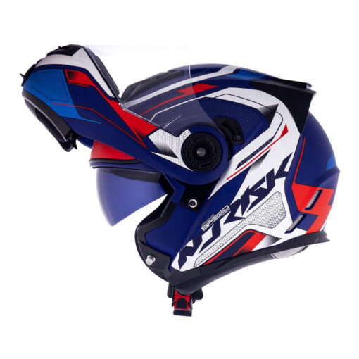 CAPACETE NORISK ROUTE FF345 SPEEDMAX AZUL FOSCO/BRANCO - Image 6