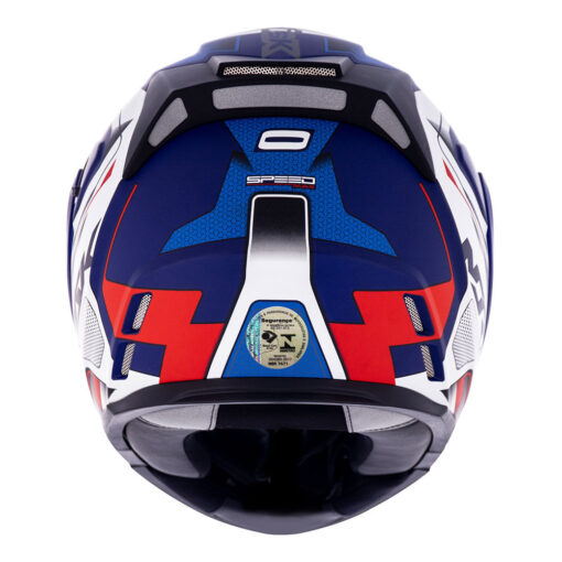 CAPACETE NORISK ROUTE FF345 SPEEDMAX AZUL FOSCO/BRANCO - Image 8