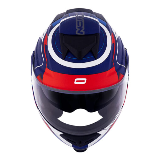 CAPACETE NORISK ROUTE FF345 SPEEDMAX AZUL FOSCO/BRANCO - Image 2