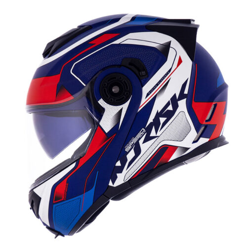 CAPACETE NORISK ROUTE FF345 SPEEDMAX AZUL FOSCO/BRANCO - Image 3