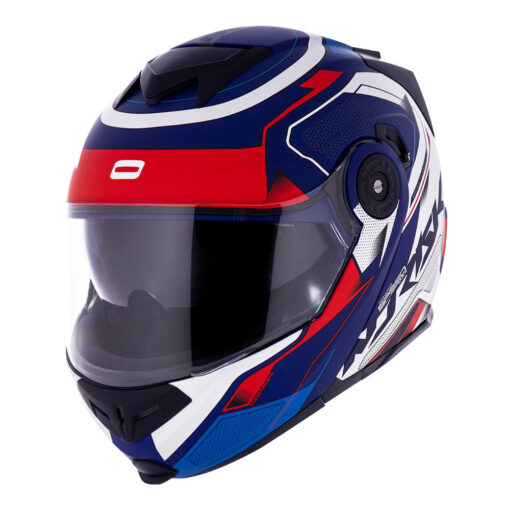 CAPACETE NORISK ROUTE FF345 SPEEDMAX AZUL FOSCO/BRANCO - Image 5