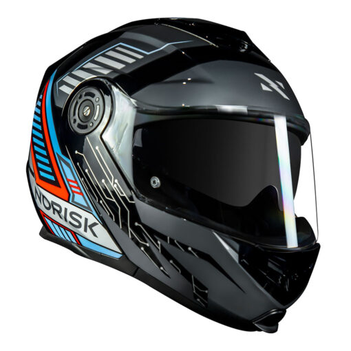 CAPACETE NORISK ROUTE FF345 CHARGE PRETO - Image 4
