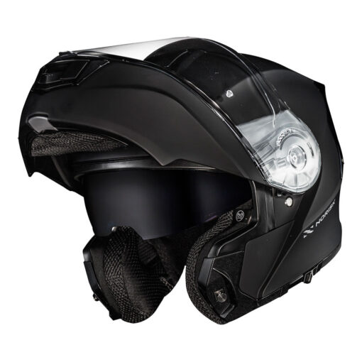 CAPACETE NORISK MOTION MONOCOLOR PRETO FOSCO - Image 9