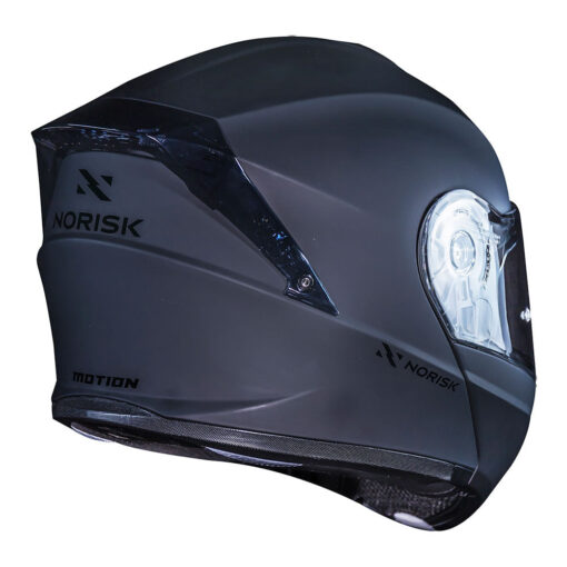 CAPACETE NORISK MOTION MONOCOLOR CINZA FOSCO - Image 9