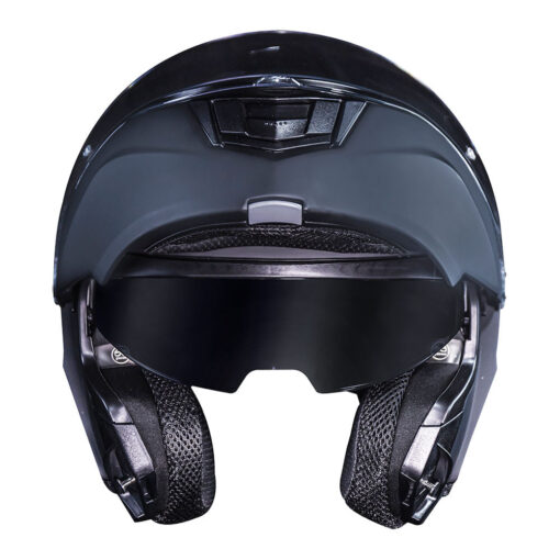 CAPACETE NORISK MOTION MONOCOLOR CINZA FOSCO - Image 4