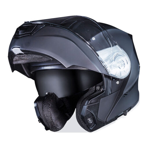 CAPACETE NORISK MOTION MONOCOLOR CINZA FOSCO - Image 5