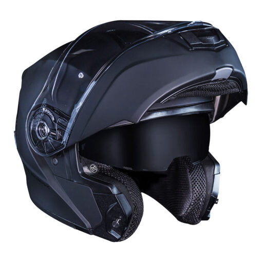 CAPACETE NORISK MOTION MONOCOLOR CINZA FOSCO - Image 6