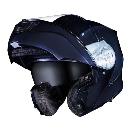 CAPACETE NORISK MOTION MONOCOLOR AZUL FOSCO - Image 2