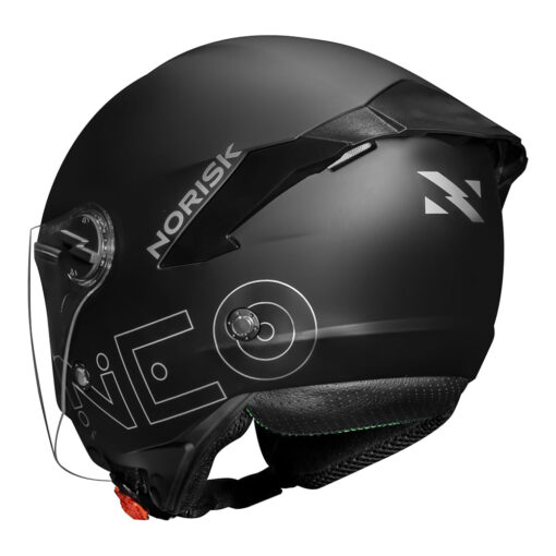 CAPACETE NORISK NEO MONOCOLOR PRETO FOSCO - Image 2