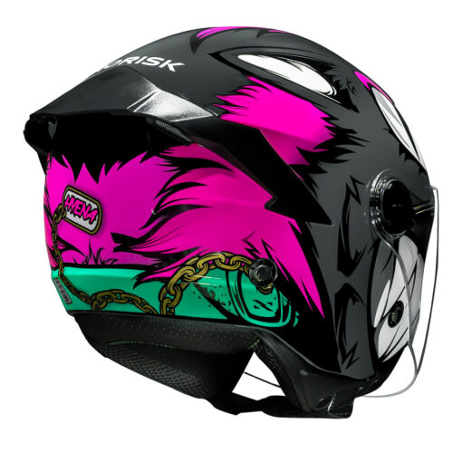 CAPACETE NORISK NEO HYENA ROSA - Image 4