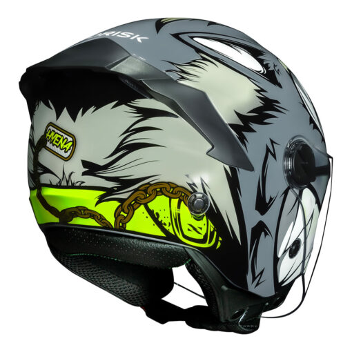 CAPACETE NORISK NEO HYENA BRANCO - Image 3