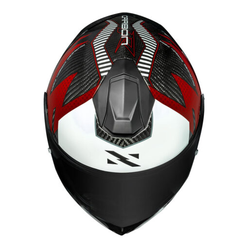 CAPACETE NORISK CARBON R TEAM VERMELHO - Image 9