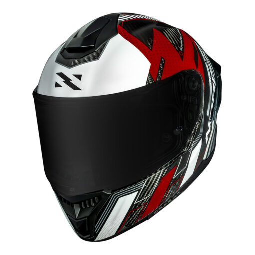 CAPACETE NORISK CARBON R TEAM VERMELHO - Image 2