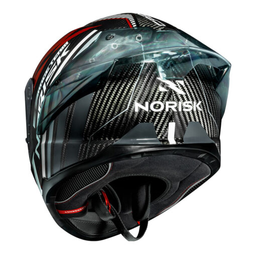CAPACETE NORISK CARBON R TEAM VERMELHO - Image 4