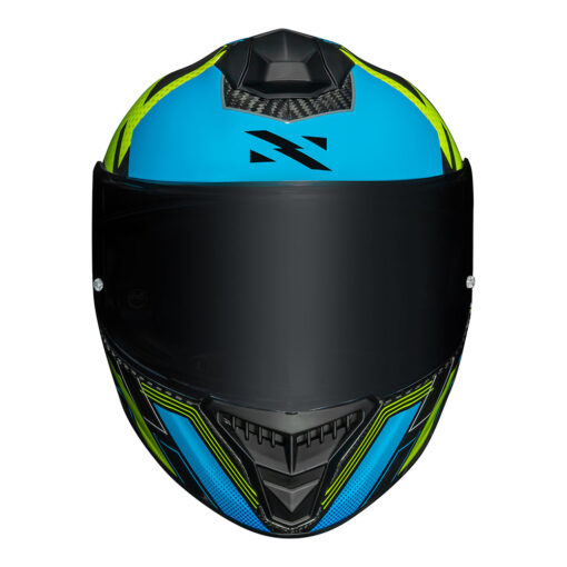 CAPACETE NORISK CARBON R TEAM AMARELO/AZUL - Image 3