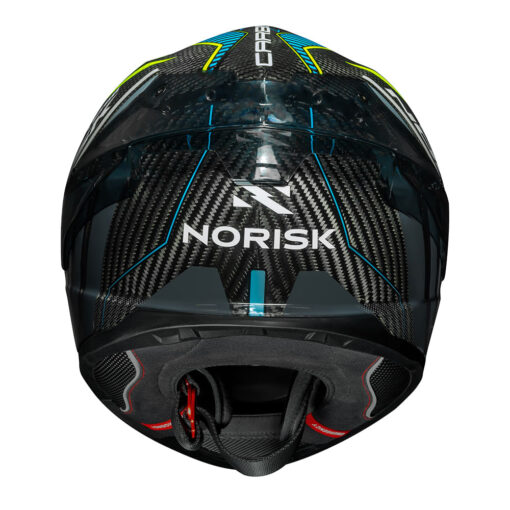 CAPACETE NORISK CARBON R TEAM AMARELO/AZUL - Image 4