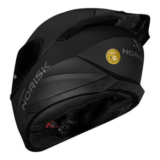 CAPACETE NORISK RAZOR MONOCOLOR FOSCO BLACK EDITION - Image 2