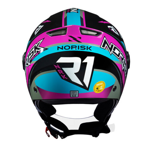 CAPACETE NORISK ORION R1 ROSA - Image 3