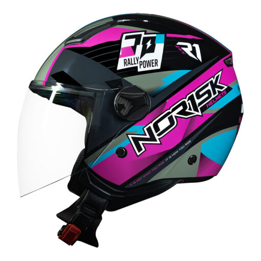 CAPACETE NORISK ORION R1 ROSA - Image 4