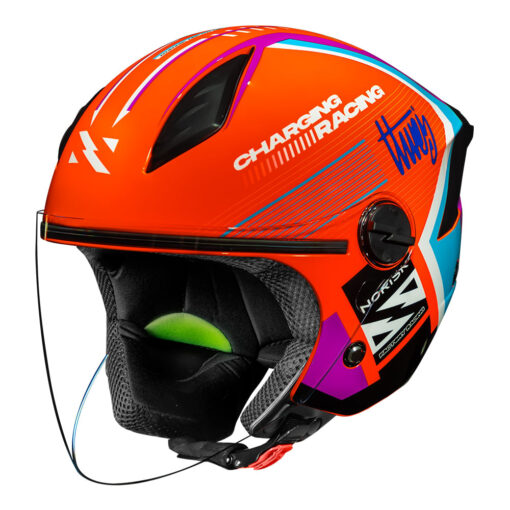 CAPACETE NORISK NEO VIZION LARANJA - Image 8