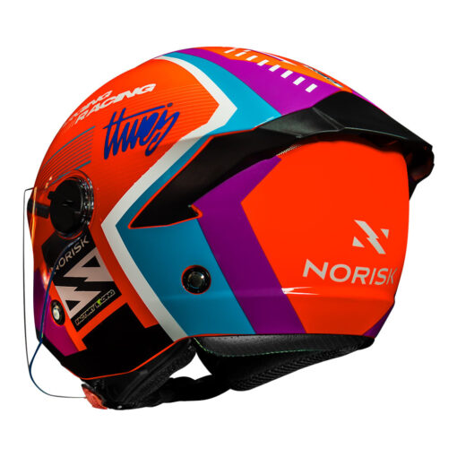 CAPACETE NORISK NEO VIZION LARANJA - Image 3