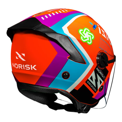 CAPACETE NORISK NEO VIZION LARANJA - Image 4