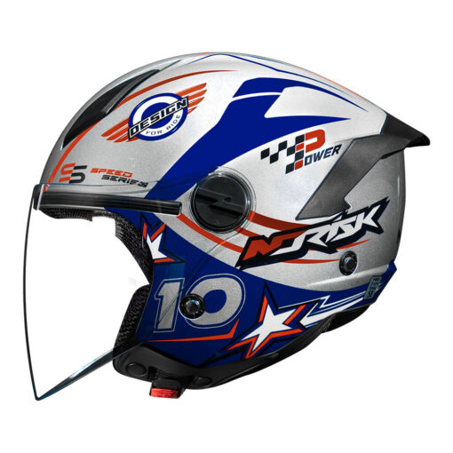 CAPACETE NORISK NEO GALAXY CINZA - Image 4